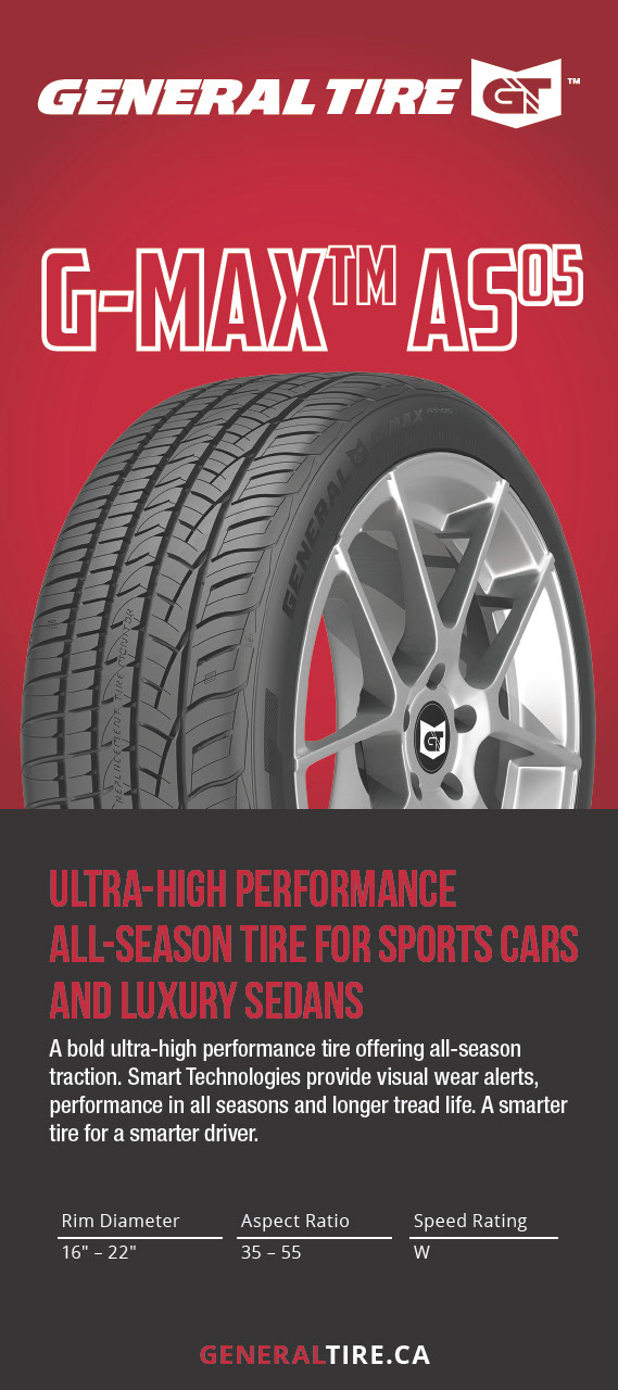G-MAX AS-05 - A bold ultra-high performance tyre offering all